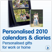 Personalised 2010 calendars & diaries